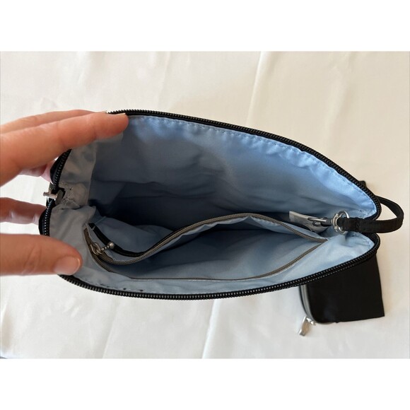 BAGGALLINI Crossbody Women’s Black Go Bagg With RFID Wristlet Long Adj Strap NWT - Picture 7 of 16